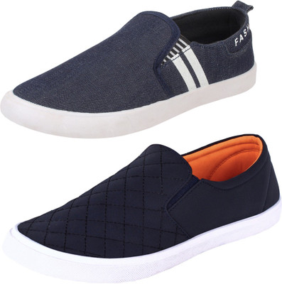 

Aero 02 Pair Combo Canvas For Men(Multicolor, Nblue::orange::blue