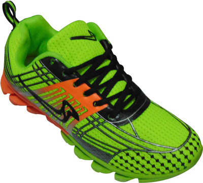 

GS Footwear Running Shoes For Men(Green, Orange