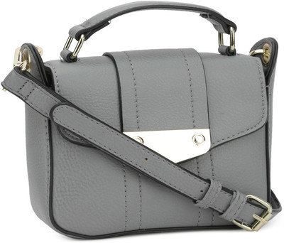 

Accessorize Women Casual Grey PU Sling Bag