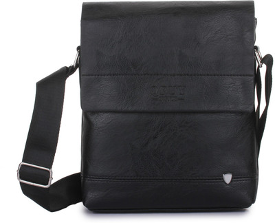 

Style Villaz Boys Casual Black Leatherette Sling Bag