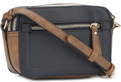

Accessorize Women Casual Brown, Blue PU Sling Bag, Blue;brown