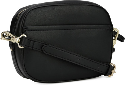 

Accessorize Women Casual Black PU Sling Bag