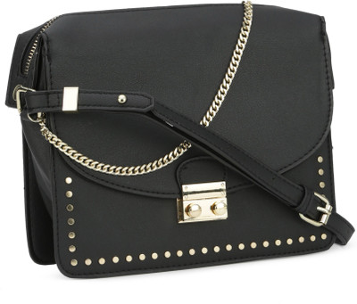 

Accessorize Women Evening/Party Black PU Sling Bag