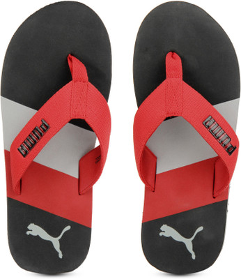 

Puma Robby DP Slippers, Black-quarry-high risk red
