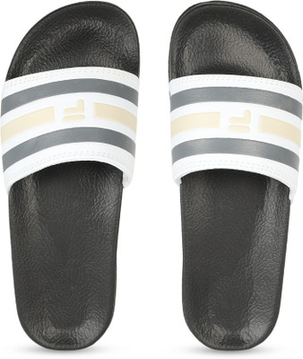 

Fila FL SLIDE II Slippers, Wht/dk gry/bei