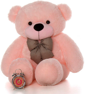 

toybulk Life Size Pink Color Color Stuffed Teddy Bear 5 Ft /152 cm - 150 cm(Pink Plush Fur)