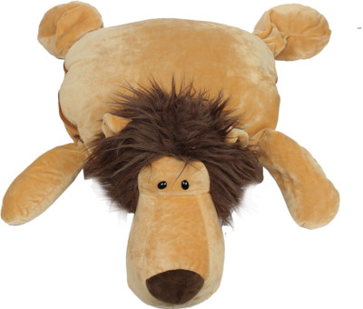 

Babies Bloom Lion Shaped Pillow /Toy cum Mink Blanket - 25 cm(Orange)