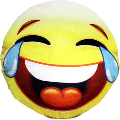 

HTD Laugh Out Loud Emoji Cushion - 30 cm(Yellow)