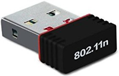 

Adnet Wireless WiFi Dongle For PC Desktop USB Adapter (Black) USB Adapter(Black)