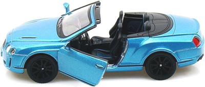 

Kinsmart 1/38 Scale 2010 Bentley Continental Supersports Convertible Diecast Model Toy Car - Blue(Blue)