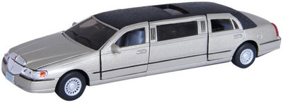 

Kinsmart Die-Cast Metal 1999 Lincoln Town Limousine Car - Golden(Golden)