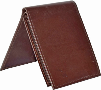 

Death By Color Men Brown Genuine Leather Wallet(5 Card Slots)