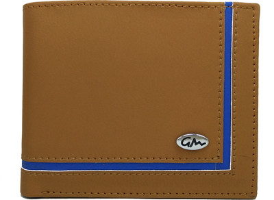 

Gentleman Boys Tan, Yellow Artificial Leather Wallet(5 Card Slots), Tan blue