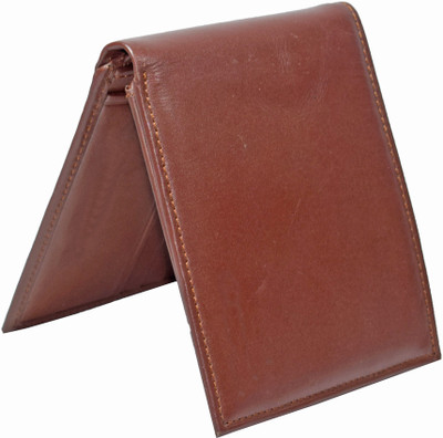 

Death By Color Men Brown Genuine Leather Wallet(12 Card Slots)