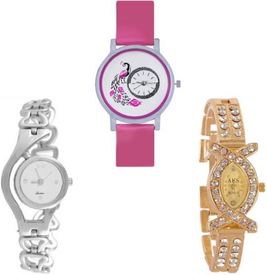 FASHION POOL MUTLI COLOR UNIQUE DIAL COMBO DESIGNER WATCH FOR COLLAGE & YOUNG STUDENTS WITH UNIQUE RUBBER BELT Watch  - For Girls   Watches  (FASHION POOL)