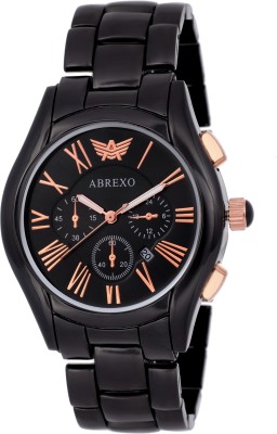 Abrexo Abx2123-BLK GD Gents Exclusive ARMN Design Day and da Watch  - For Men   Watches  (Abrexo)