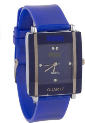 View INDIUM NEW BLUE PS0471PS SQUARE WATCH FANCY LATEST Watch  - For Girls Wrist Watches Price Online(INDIUM)