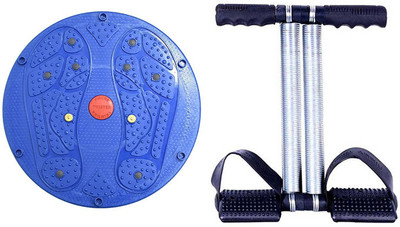 

Shopimoz Combo Of 2 Tummy Trimmer Double Spring and Twister Home Gym Kit