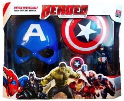 

M.A.PRODUCTS 3 In 1 Avenger Captain America Gift Set Toy For Kids(Multicolor)