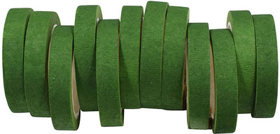 

BestUBuy Flower Making Floral Tape 12mm 12pcs Pack:- (Green)