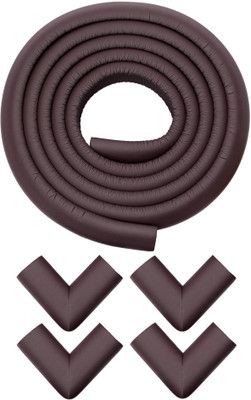 Store2508 Child Safety Strip Cushion & Corner Guards With Strong Fibreglass Tape For Baby Safety Child Proofing (Brown)(Brown) Flipkart