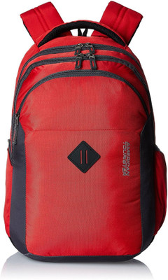 

American Tourister Comet 27 L Laptop Backpack(Red), Red 01
