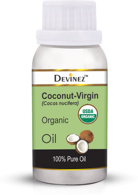 

Devinez Extra Virgin Coconut Oil, 250ml - Cold-Pressed, 100% Pure & Organic, Natural, Undiluted for Hair Color Corrector, Unrefined- Skin Moisturizer, Hair Treatment, 100% Natural Moisturizer(250 ml)