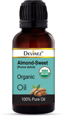 

Devinez Almond Oil - Sweet, 50ml - 100% Pure & Organic, Natural, Undiluted, For Hair & Skin Care, Overall Body Enriched With Vitamin E, Fatty Acids(50 ml)