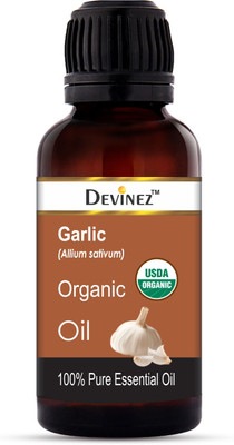 

Devinez Garlic Essential Oil,15ml - 100% Pure & Organic, Natural, Undiluted for Skin health, Acne, Healthy hair, Common Cold, Mosquito repellent & Natural Remedies(15 ml)