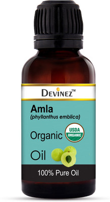 

Devinez Amla Oil, 30ml - 100% Pure & Organic, Natural, Undiluted for Hair growth, Improves skin health, Prevents aging, Improves hair health(30 ml)