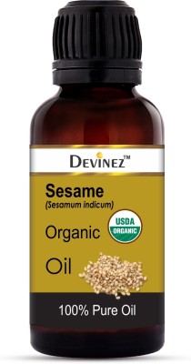 

Devinez Sesame Oil, 50ml - 100% Pure & Organic, Natural, Undiluted, for Hair Growth, Premature Graying of hair, Head Lice, Dandruff care, Deep Conditioning(50 ml)