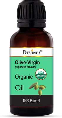 

Devinez Olive Oil (Jaitun Ka Tel), 50ml - 100% Pure & Organic, Natural, Undiluted - Moisturizes Skin, Fights Signs Of Aging, Improves Skin Health, Keeps Hair Healthy, Helps Remove Makeup(50 ml)