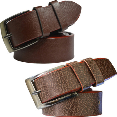 

LOOPA Men Formal Brown Synthetic Belt