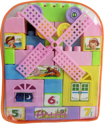 

Ashmaadi Grows Up Block set (47 pcs)(Multicolor)