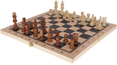 

Generic 3 IN 1 WOODEN BOARD GAME SET COMPENDIUM TRAVEL GAMES CHESS BACKGAMMON DRAUGHTS Board Game