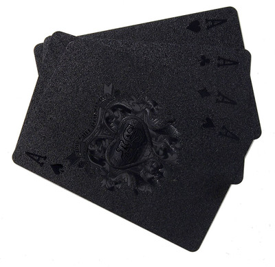 

Baseus B Luxury Black Shining Foil Plated Poker Playing Cards(Black)