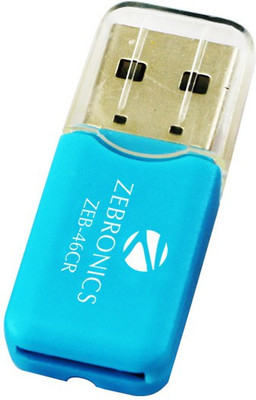

Zebronics ZEB-46CR Card Reader(Blue)