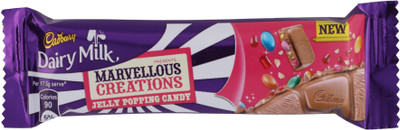 

Cadbury Dairy Milk Marvellous Creations Jelly Popping Candy Chocolate Bars(35 g)