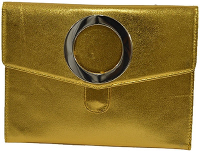 

vigne Casual Gold Clutch
