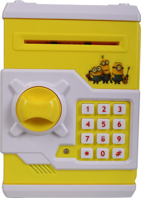 Natakhat N1 Pigge Bank Coin Bank(Yellow, White)