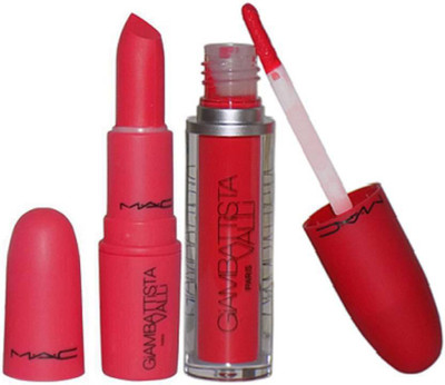 

Imported Combo Of Mac(Giambattista Capricious Lipstick&Red Velvet Lipstick)(Set of 2)