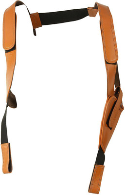 

SHAH 32 Bore Revolver Shoulder Holster Racquet Carry Case/Cover Free Size(Brown)