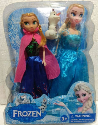 

PI World Frozen Sisters with Snowman Olaf (Multicolor)(Multicolor)