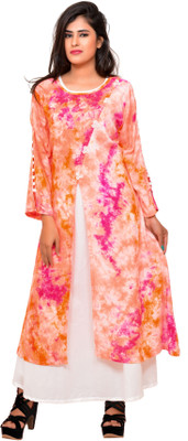 Reshaa Women Maxi Pink Dress