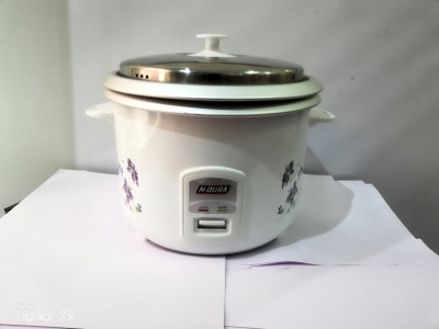 NDURA RHINO Electric Rice Cooker(2.8, White)