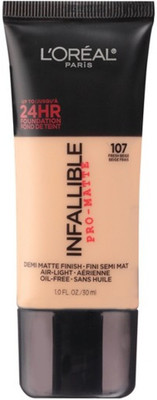 

L'Oreal Infallible Pro - Matte Liquid Foundation(107 Fresh Beige, 30 ml)