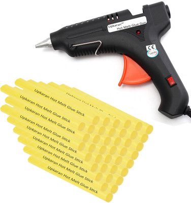 

Upkaran 100 Watt High Quality Leak Proof Electronic Glue gun GG100W (Made in Taiwan) with 40 Hot Glue Sticks Standard Temperature Corded Glue Gun(11 mm)