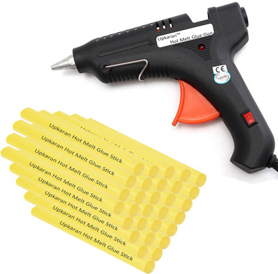 

Upkaran 100 Watt High Quality Leak Proof Electronic Glue gun GG100W (Made in Taiwan) with 30 Hot Glue Sticks Standard Temperature Corded Glue Gun(11 mm)