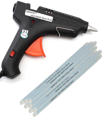 

Upkaran ITEK LEAK PROOF 100 WATT WITH 8 STICKS HEAVY Standard Temperature Corded Glue Gun(11 mm)