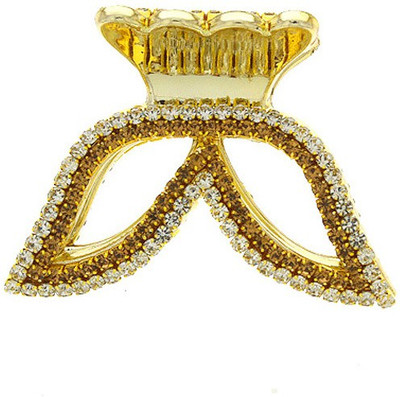 

Anuradha Art Jewellery Clutcher Hair Claw(Gold)